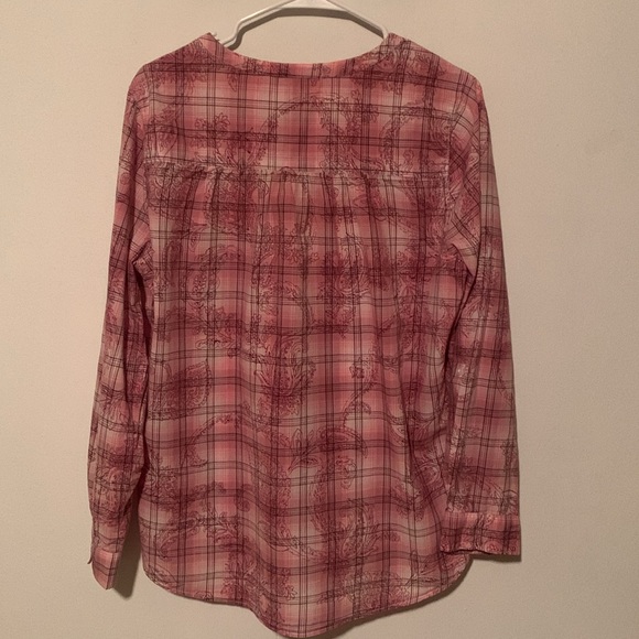 Crofts & Barrow Long Sleeved Cotton Blouse - Picture 2 of 8